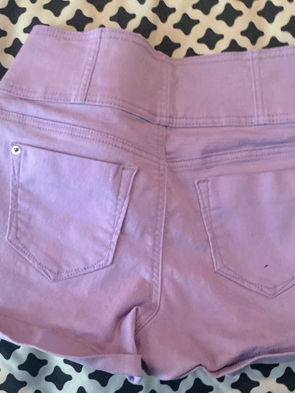 No Boundaries Lavender High-Waist Women's Shorts